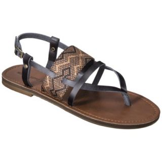 Womens Mossimo Supply Co. Sonora Flat Sandal   Black 7