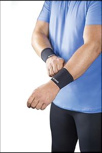 Sm Black Mens Wrist Compression