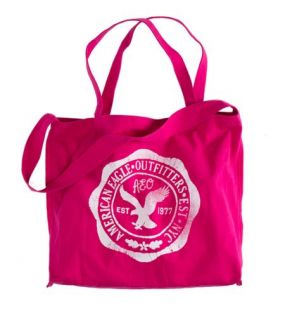 Confetti Pink AEO Factory Graphic Tote Bag, Womens One Size