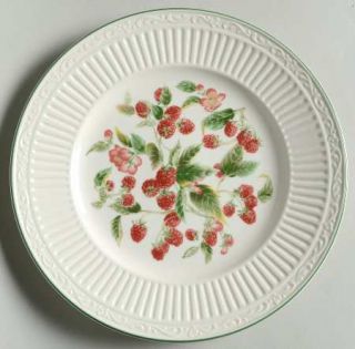 Mikasa Summer Trellis Salad Plate, Fine China Dinnerware   Strawberries,Embossed