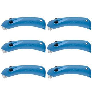 Raze Safety Box Cutter (pack Of 6) (BlueBlade materials MetalHandle materials PlasticDimensions 6 inches long x 1 inch thickBefore purchasing this product, please familiarize yourself with the appropriate state and local regulations by contacting your 