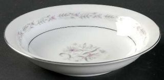 Yamaka Rhapsody Fruit/Dessert (Sauce) Bowl, Fine China Dinnerware   Pink Floral&