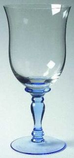 Waterford Bermuda Blue Wine Glass   Marquis Collection,Blue Stem,Clear Bowl