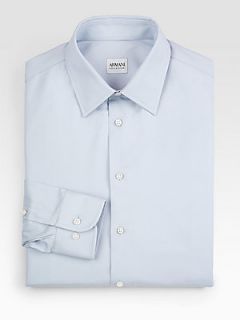 Armani Collezioni Modern Fit Dress Shirt   Light Blue
