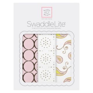 Swaddle Designs Modern SwaddleLite 3pk   Pink