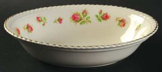Johnson Brothers English Rose (Old English,Pink Roses) 9 Oval Vegetable Bowl, F