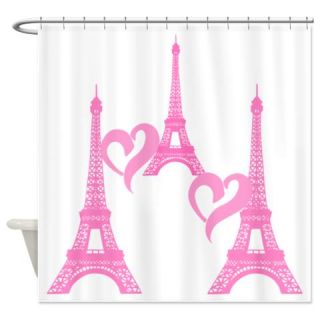  Eiffel Tower Romance Shower Curtain  Use code FREECART at Checkout