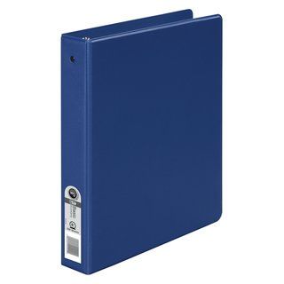 Wilson Jones Dark Blue Basic Vinyl Round ring Binder (pack Of 12) (Dark BlueMaterials Metal/ plastic/ vinylDimensions 10.4 inches wide x 11.6 inches long x 2 inches deepProduct capacity 1.5 inchesPaper capacity 280 sheets )