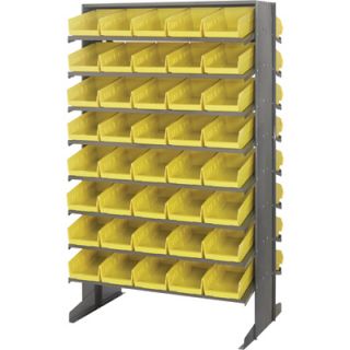 Quantum Storage Double Sided Rack With 80 Bins   24in. x 36in. x 60in. Size,