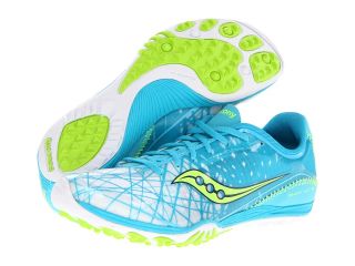 Saucony Shay XC3 Flat W Womens Running Shoes (Blue)