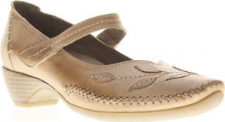 Womens Spring Step Jessa   Taupe Leather Casual Shoes