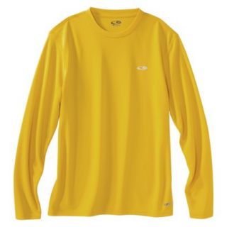 C9 by Champion Mens Advanced Duo Dry Training Long Sleeve Top   Yellow S