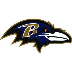 Baltimore Ravens 12in Car Magnet