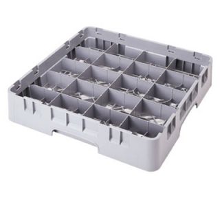 Cambro Camrack Cup Rack   Full Size, 20 Compartment, Soft Gray