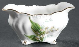 Hammersley Lily Of The Valley Mini Open Sugar Bowl, Fine China Dinnerware   Lili