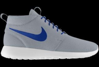 Nike Roshe Run Mid Premium iD Custom Womens Shoes   Grey