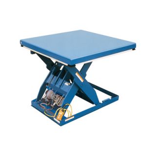 Vestil Scissor Lift Table   Rotary Air/Hydraulic, 48in.L x 48in.W, Model# AHLT 