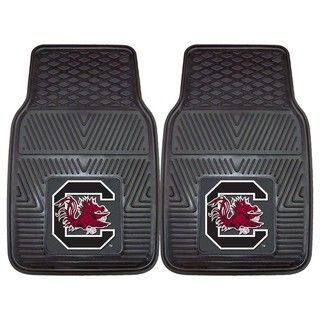 Fanmats South Carolina 2 piece Vinyl Car Mats (100 percent vinylDimensions 27 inches high x 18 inches wideType of car Universal)