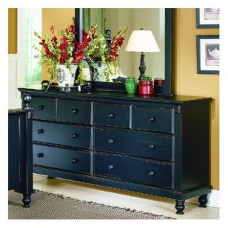 Woodbridge Home Designs 875 Series 6 Drawer Dresser 875W 5/875 5 Finish Blac