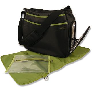 Trend Lab Black And Green Ultimate Diaper Bag