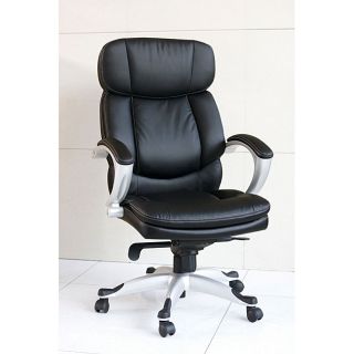 Minta Black Bycast Pneumatic Lift Office Chair (BlackMaterials Polyurethane Front, PVC Back and Side, FoamFinish Black Seat Height 18 inchesAdjustable height 43 45 inchesWheels 5, Nylon CastersArms Powder Coating Paded ArmsDimensions 45 inches high