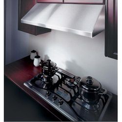Kobe Premium Series 42 Inch Under Cabinet Range Hood (Stainless steelFinish SatinMaterial 18 gauge commercial grade stainless steelBuffed seamless corners and edgesOverall dimensions 35.75 inches long x 22 inches wide x 9.125 inches highExhaust Top 3.