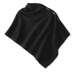 Waffle Button Wrap, Black