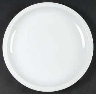 Pottery Barn Du Jour   White Dinner Plate, Fine China Dinnerware   All White, Sm
