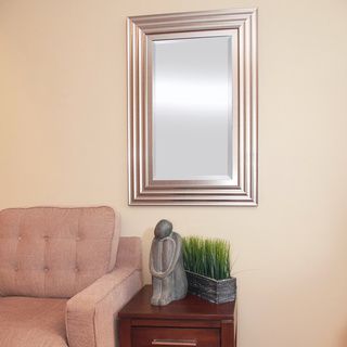 Kensington Decorative Mirror (BronzeStylish beveled designer frameHang vertically or horizontallyDimensions 38 inches high x 26 inches wide x 1 inches deep )