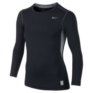 Nike Pro Hyperwarm Compression Lite Boys Shirt   Black