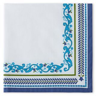 Border Print Set of 4 Napkins, Border Print