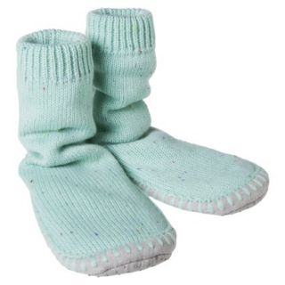 Circo Infant Girls Slipper Sock   Aqua 6 9 M