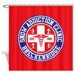  Breckenridge Snow Addiction Clinic Shower Curtain  Use code FREECART at Checkout