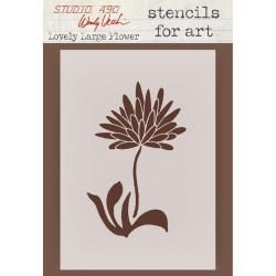Wendy Vecchi Studio Stencil Collection 6.5 X4.5  Lovely Large Flower
