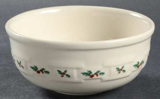 Longaberger Holly 5 All Purpose Bowl, Fine China Dinnerware   Woven Traditions,