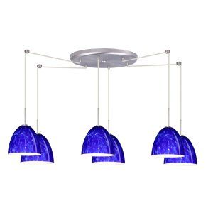 Besa Lighting BEL 6JC 447086 SN Vila Pendant