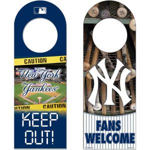 New York Yankees Wincraft Wood Door Hanger