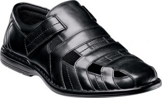 Mens Stacy Adams Bayden 24865   Black Leather Velcro Shoes