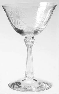 Fostoria Lido Clear Champagne/Tall Sherbet   Stem #6017, Etch #329, Clear
