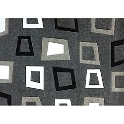 Modern Deco Fume Trapezio Rug (79x105)