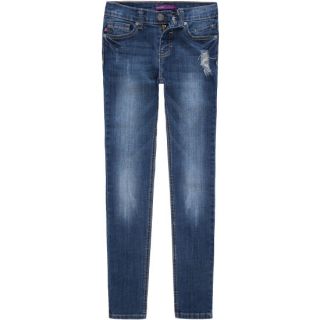 Destructed Girls Skinny Jeans Carbon Blast In Sizes 8, 12, 14, 16, 10, 7