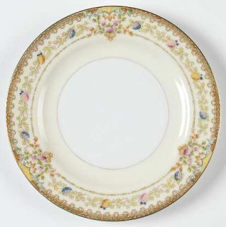 Meito Fantasy Bread & Butter Plate, Fine China Dinnerware   Multicolor Floral On