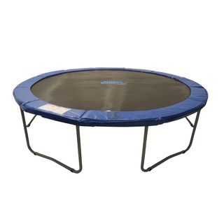 12 foot Round Blue Premium Trampoline Safety Pad (BluePad Width 10 inchesPad Skirt 4 inchesWeight 11 pounds )