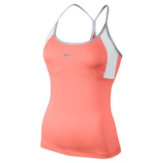 Nike Women`s Strappy Knit Tennis Tank Large 606_Atomic_Pink