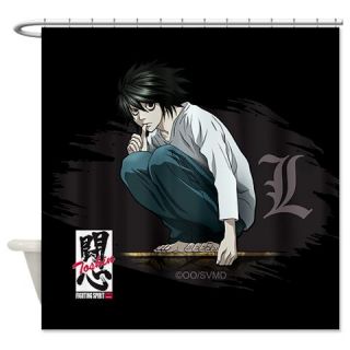  Death Note L Shower Curtain  Use code FREECART at Checkout