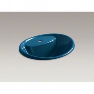 Kohler K 2839 1 J17 Tides Tides® Drop In Sink with Single Faucet Hole