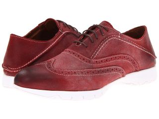 Hush Puppies FIVE Brogue Mens Lace up casual Shoes (Red)