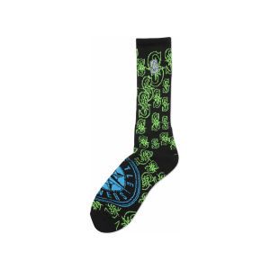 Seattle Mariners For Bare Feet Neon Repeat Crew Sock