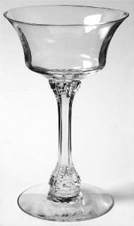 Heisey Symphone Champagne/Tall Sherbet   Stem #5010, Beaded  Stem, Optic Bowl