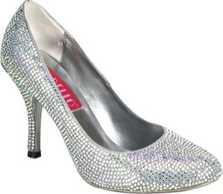 Womens Bordello Violette 14R   Iridescent Rhinestones High Heels